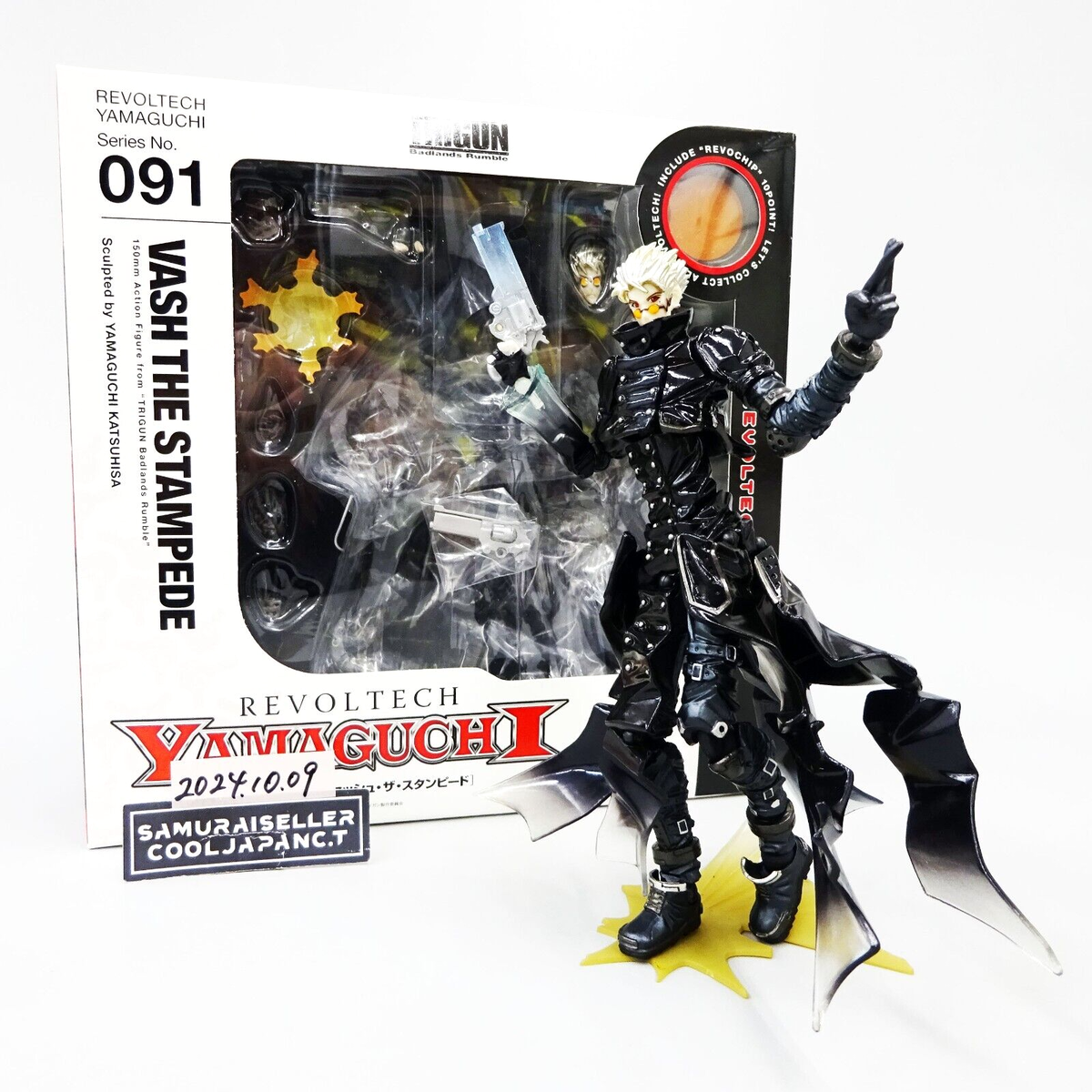 Kaiyodo Revoltech Yamaguchi 091 Trigun Vash the Stampede Kaiyodo Revoltech Yamaguchi 091 Trigun Vash the Stampede