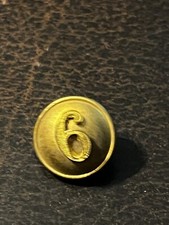 Ancien bouton militaire T.W. & W. Paris Backmark laiton guerre civile ? 6