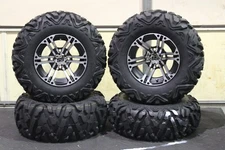 HONDA RANCHER 400  25" QUADKING ATV TIRE & ITP SS212 M WHEEL KIT SRA1CA BIGGHORN