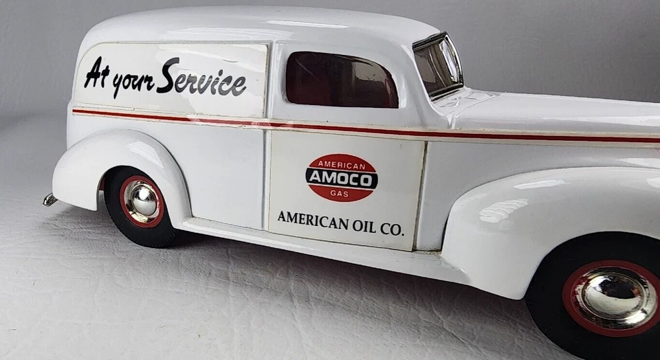 Amoco Coin Bank American Classics #5193 * Camión de panel * escala 1/25 7" con llave 1994 Foto 3 de 4