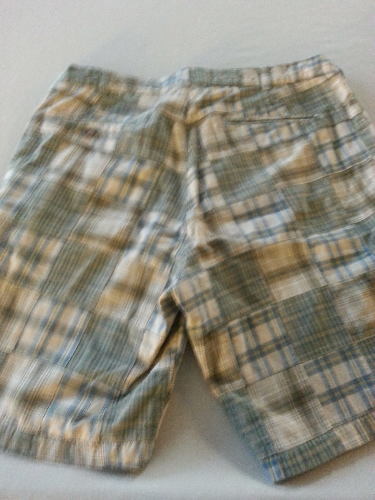 PENDLETON MENS Plaid Patchwork Flat Front Shorts … - image 7