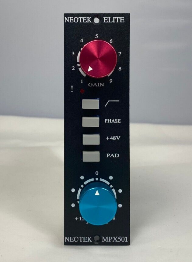 NEW NEOTEK MPX501 ELITE mic-preamp vertical for series 500 racks