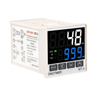 Digital PID Temperature Controller Thermostat Fahrenheit Relay/SSR AC 100V-240V