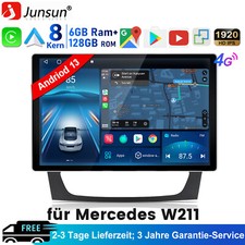 13.1" Android 14 Autoradio F&uuml;r Mercedes Benz CLS E-Class W211 W219 GPS NAVI DAB+