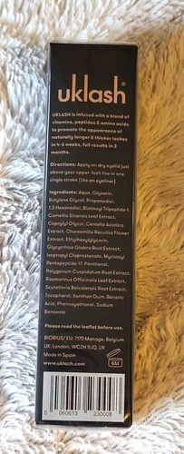 Uklash Eyelash Serum For Longer Thicker & Stronger Lashes 3ml - Picture 2 of 3