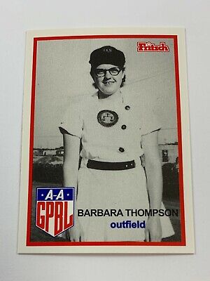 1995 Larry Fritsch AAGPBL Series 1 Baseball #200 Barbara Thompson Rockford Peaches Official All-American Girls Professional Baseball League Trading Card