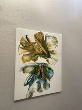 New Original Fluid Art Painting, Size: 16x20