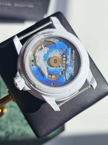 BLANCPAIN x SWATCH SCUBA FIFTY FATHOMS Antarctic Ocean Grey ✈ QUICK SHIP - Picture 6 of 8
