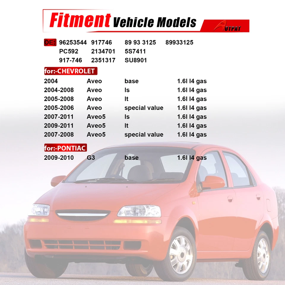 Camshaft Position Sensor for CHEVROLET Aveo 04-08 | Aveo5 07-11 | PONTIAC G3 - Image 2 of 4