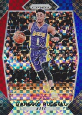 2017-18 Panini Prizm Prizms Red White and Blue Singles