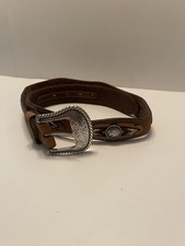 Tony Lama Western Leather Belt , 32 , MINT