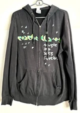 Coachella Hoodie 2009 Music Arts Festival Jacket Zip Up Coat Bands Authentic