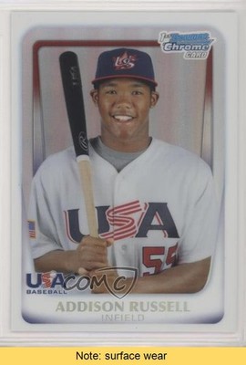 2011 Bowman Chrome USA 18U National Team Refractors Addison Russell READ g2l