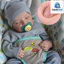 Lifelike Reborn Baby Dolls - 17 Inch Realistic Newborn Baby Doll Real Life Re...