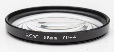 Rowi 58mm CU +4 Close up Nahlinse linse 58 mm Filter