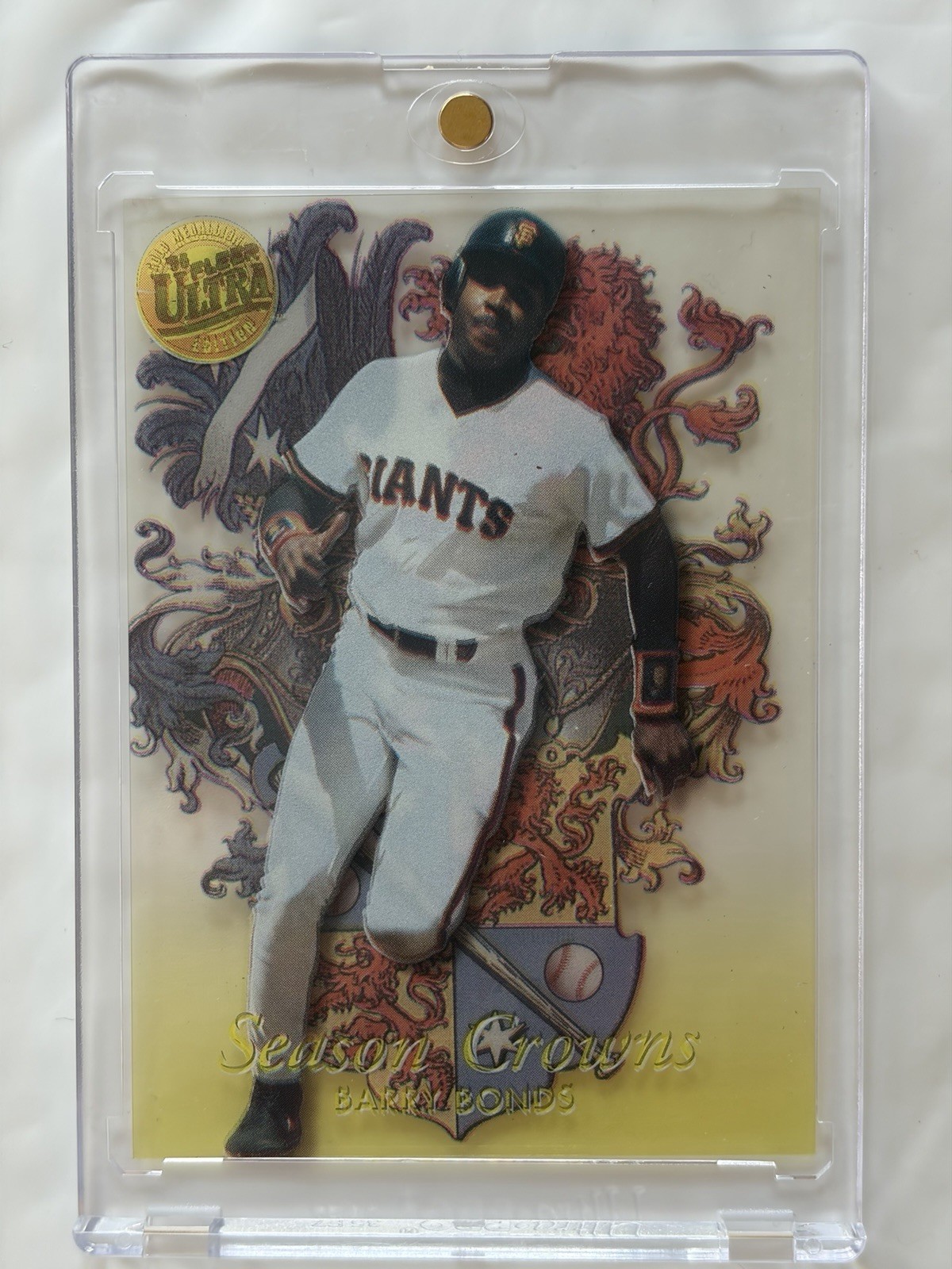 1996 Ultra Season Crowns Barry Bonds Gold Medallion Very Rare