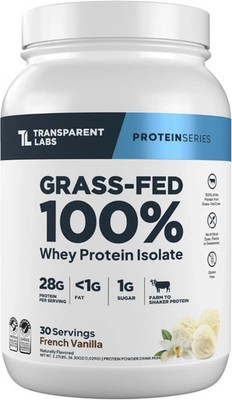 Transparent Labs Grass-Fed Whey Protein - 30 Servings (Pack of 1)