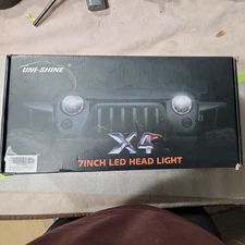 2 Pack Uni-Shine 7" LED Headlights MS-7080 23 Fits 2007-2018 Jeep Wrangler