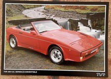 TVR 390 SE. SERIES II CONVERTIBLE SALES BROCHURE