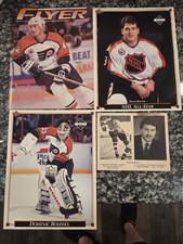 Vintage Philadelphia Flyers Lot NHL Hockey Upper Deck Dave Schultz Signed Promo