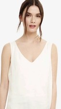 PHASE EIGHT Bella Silk Cami White ~ Size 16 New With Tags ~ RRP £39
