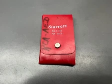 (a) L.S. STARRETT S 162 PIN VISE SET 0-.187" 0-4.8mm RANGE SET OF 4 W CASE USA