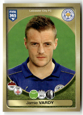 Panini Fifa 365 2017 Sticker No. 131 Jamie Vardy