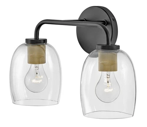 Lark 85012 Percy 2 Light 15"W Bathroom Vanity Light - Picture 7 of 13