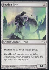 Leaden Myr - Light Play MTG Mirrodin
