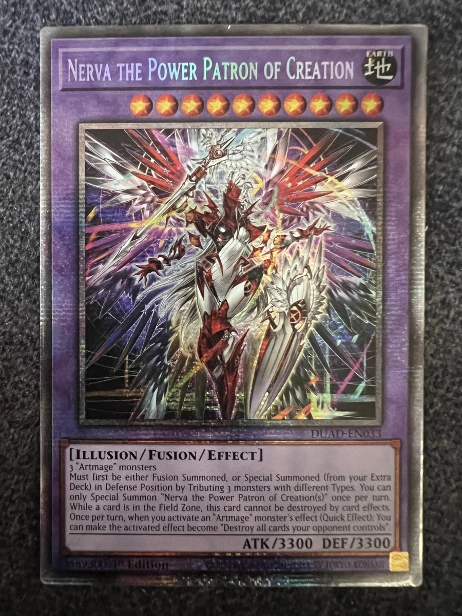 遊戯王 DUAD-EN033 創獄神ネルヴァ Nerva the Power Patron of Creation (英語版 1st Edition スターライトレア) Duelist’s Advance Nerva the Power Patron of Creation (Starlight Rare) DUAD