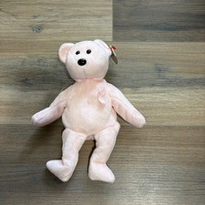 Vintage (2003) Ty Beanie Babies “Cure” Breast Cancer Awareness the Bear 8”