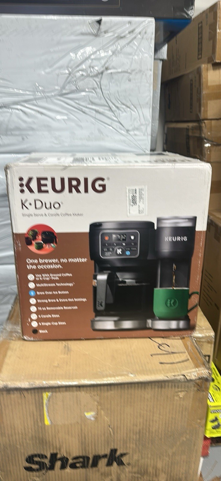Keurig K-Duo Pod + Carafe Coffee Maker Black 60 oz K-Cup Dig
