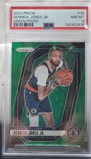 2024 Panini Prizm Derrick Jones Jr. #34 Green Prizm