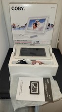 Coby DP-772 BRAND NEW 7" Widescreen Digital Photo Frame with MP3 Playback, NIB