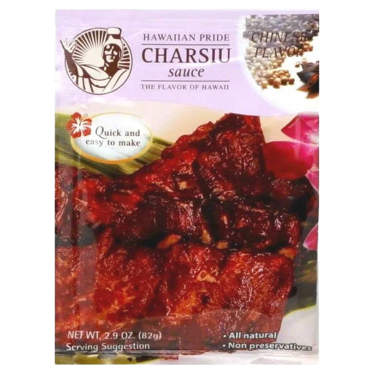 Orgullo hawaiano, salsa charsiu