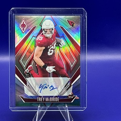 2024 Panini Phoenix Trey McBride Silver Prizm Auto Cardinals #121/199