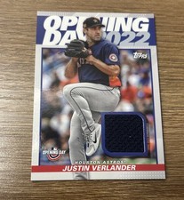 2022 TOPPS OPENING DAY JUSTIN VERLANDER JERSEY RELIC #ODR-JVE - ASTROS
