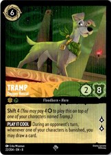 Tramp - Dapper Rascal Super Rare Reign of Jafar 22/204 NM Tramp - Dapper Rascal Super Rare Reign of Jafar 22/204 NM