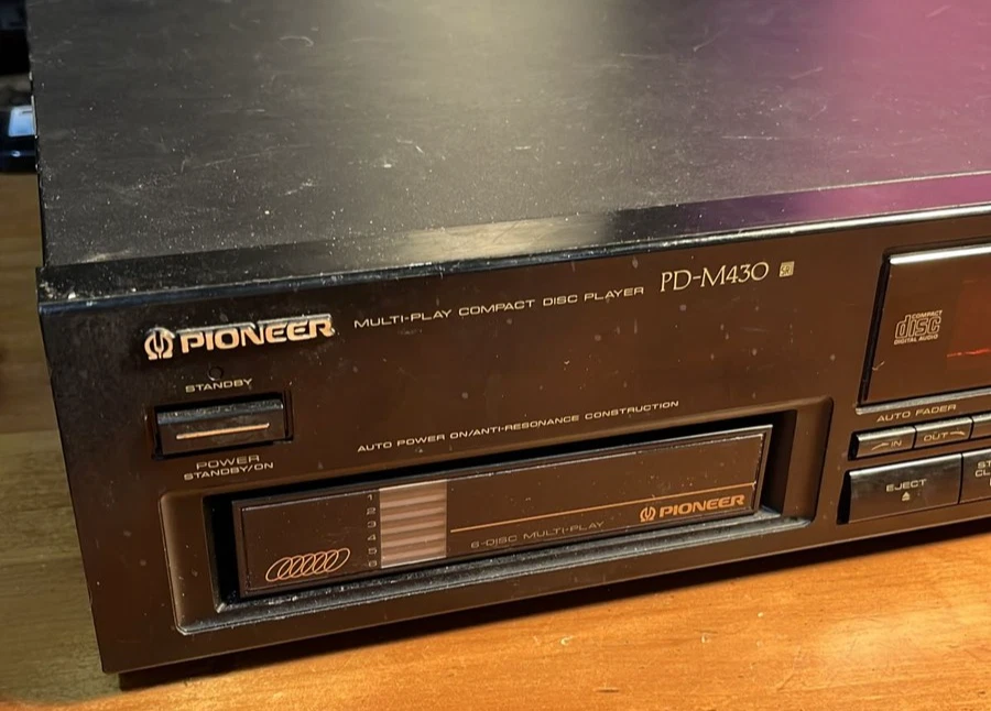 Parts Or Fix Pioneer PD-M430 Multi-Play Compact Disc Player 6-Disc CD Changer - Image 2 of 4