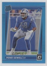 2021 Panini Donruss Optic Rated Rookie Aqua Prizm 220/299 Penei Sewell #260 1ha9