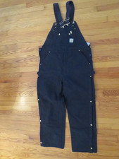 Carhartt Men's Overalls, R41, 40 32, Double knee, Quilted lining, Unworn