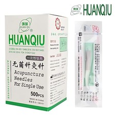 HUANQIU Acupuncture Spring Handle Needles with guide tube 500 1000 massage Treat