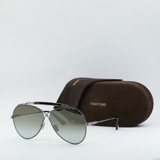 TOM FORD FT0818 08G Shiny Gunmetal/Brown Gradient Mirror 60-11-145 Sunglasses...