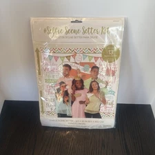 Anscan Selfie Scene Setter Kit Girl 5 Foot Banner 13 Photo Props