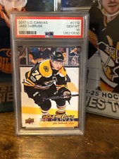 2017-18 UPPER DECK JAKE DeBRUSK YOUNG GUNS CANVAS #C112 PSA 10 GEM MINT