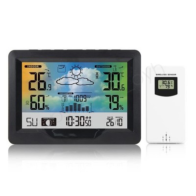 Digital Wetterstation funk mit Außensensor Multifunktionale Funkwetterstation！