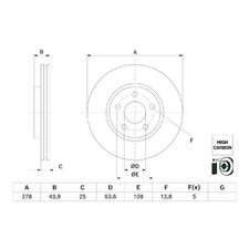 2x Bremsscheibe vorne für Ford Puma J2K | 26217883
