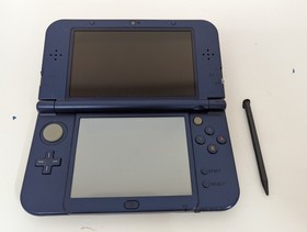 B1647 Nintendo new 3DS LL XL console Metallic Blue Japan w/pen x