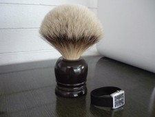 GIANT 8 DISPLAY SHAVING BRUSH NATURAL BADGER MADE IN ITALY