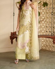  💯 ASIFA NABEEL ✅️2026 Stitching Available EID MARIA B ELAN SUFFUSE CRIMSON